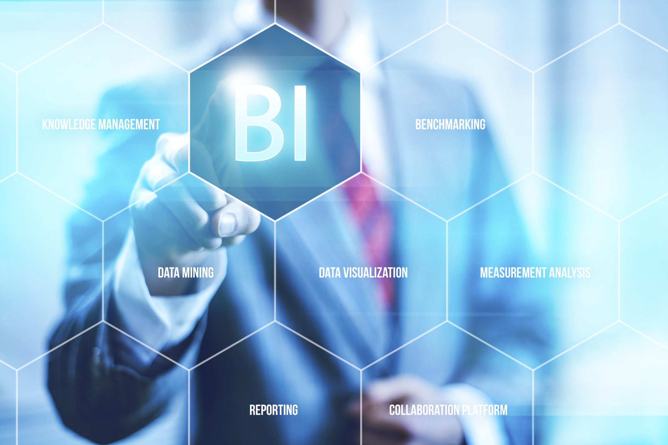 What industries are adopting BI in Saudi Arabia?