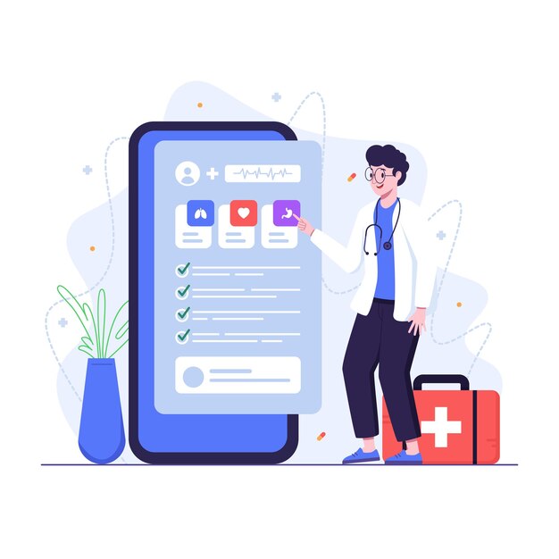 What role does AI play in Mobile EHR functionalities?
