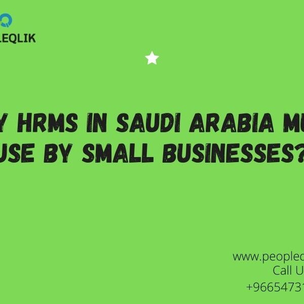 Why HRMS in Saudi Arabia Must Use By Small Businesses?
