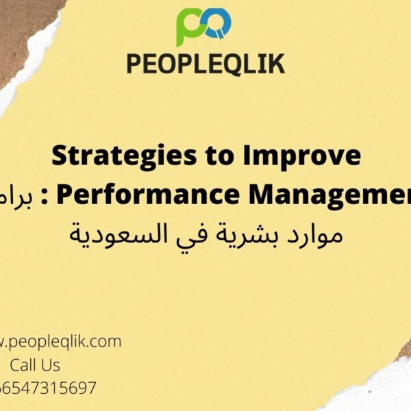 Strategies to Improve Performance Management : برامج موارد بشرية في السعودية