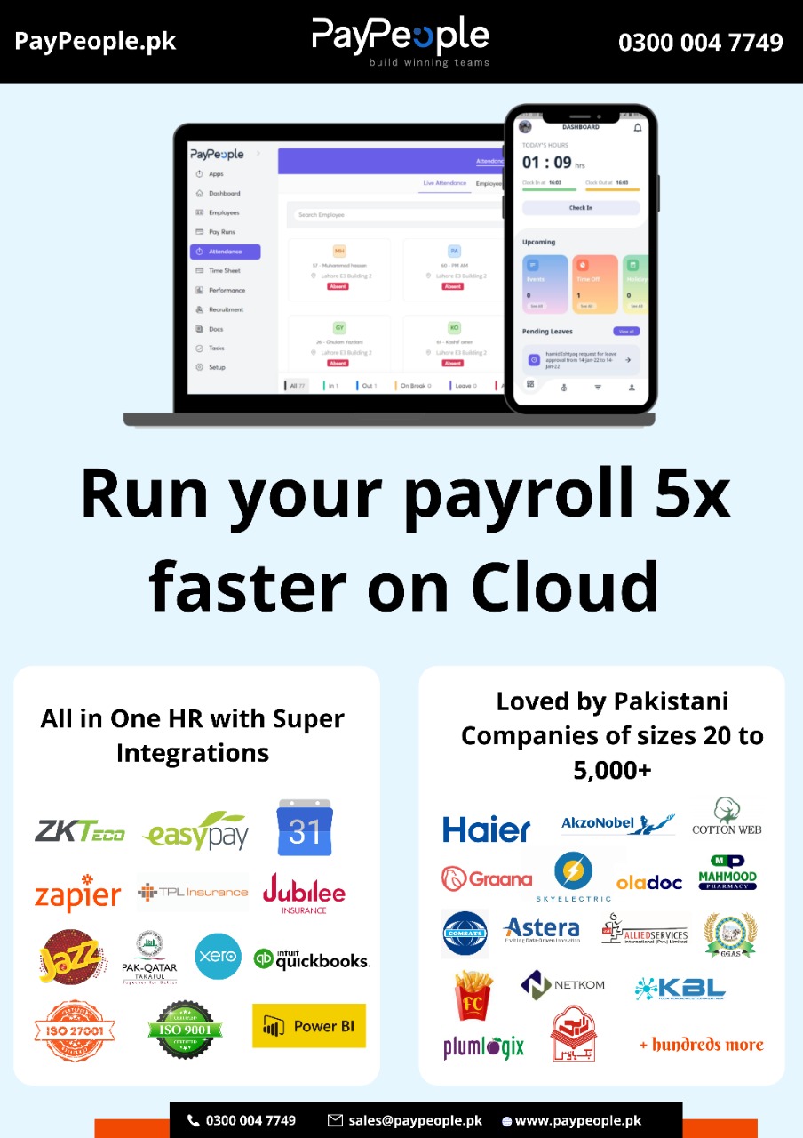 Which crucial payroll tasks should complete in Payroll software in Islamabad Pakistan?